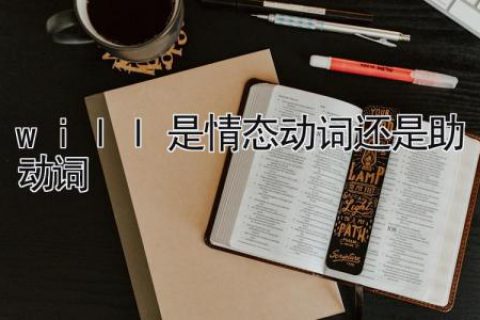 will是情态动词还是助动词