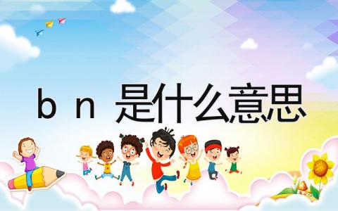 bn是什么意思