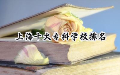 2024上海十大专科学校排名