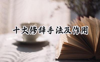 十大修辞手法及作用