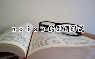 noise的副词形式