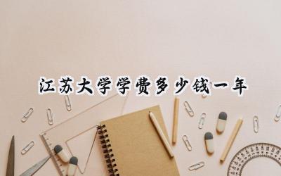2024江苏大学学费多少钱一年