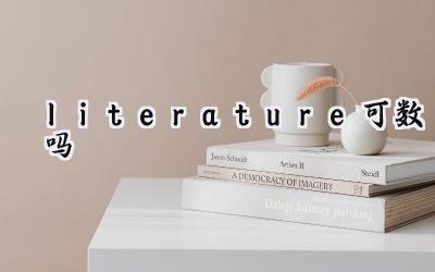 literature可数吗