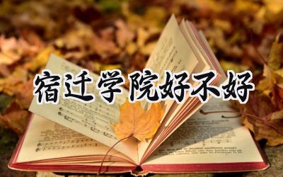 宿迁学院好不好