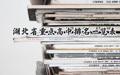 2024湖北省重点高中排名一览表