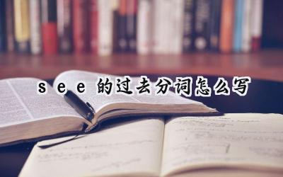 see的过去分词怎么写