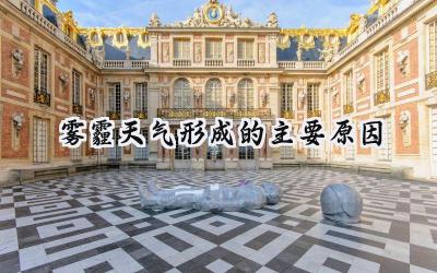 雾霾天气形成的主要原因