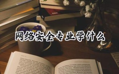 网络安全专业学什么