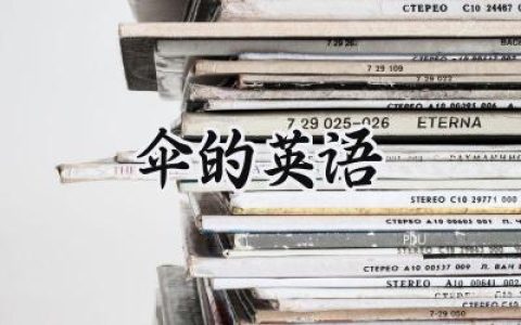伞的英语