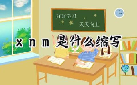 xnm是什么缩写