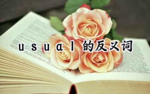 usual的反义词