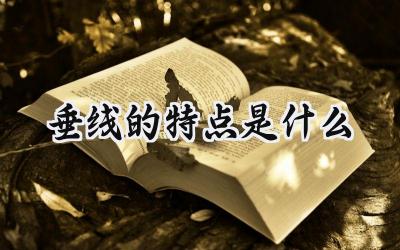 垂线的特点是什么