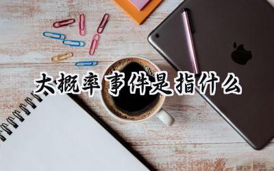大概率事件是指什么