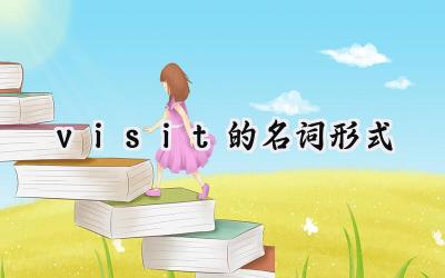 visit的名词形式