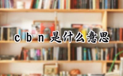 cbn是什么意思